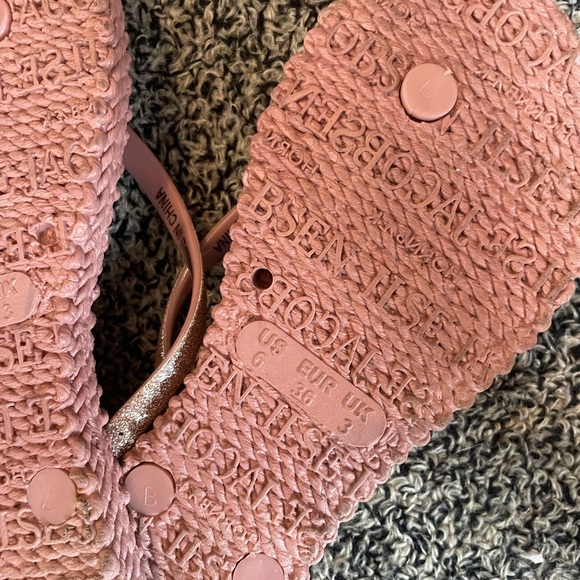 Ilse Jacobsen sandals pink & sparkly summer women’s size 6 (J) - Picture 4 of 5